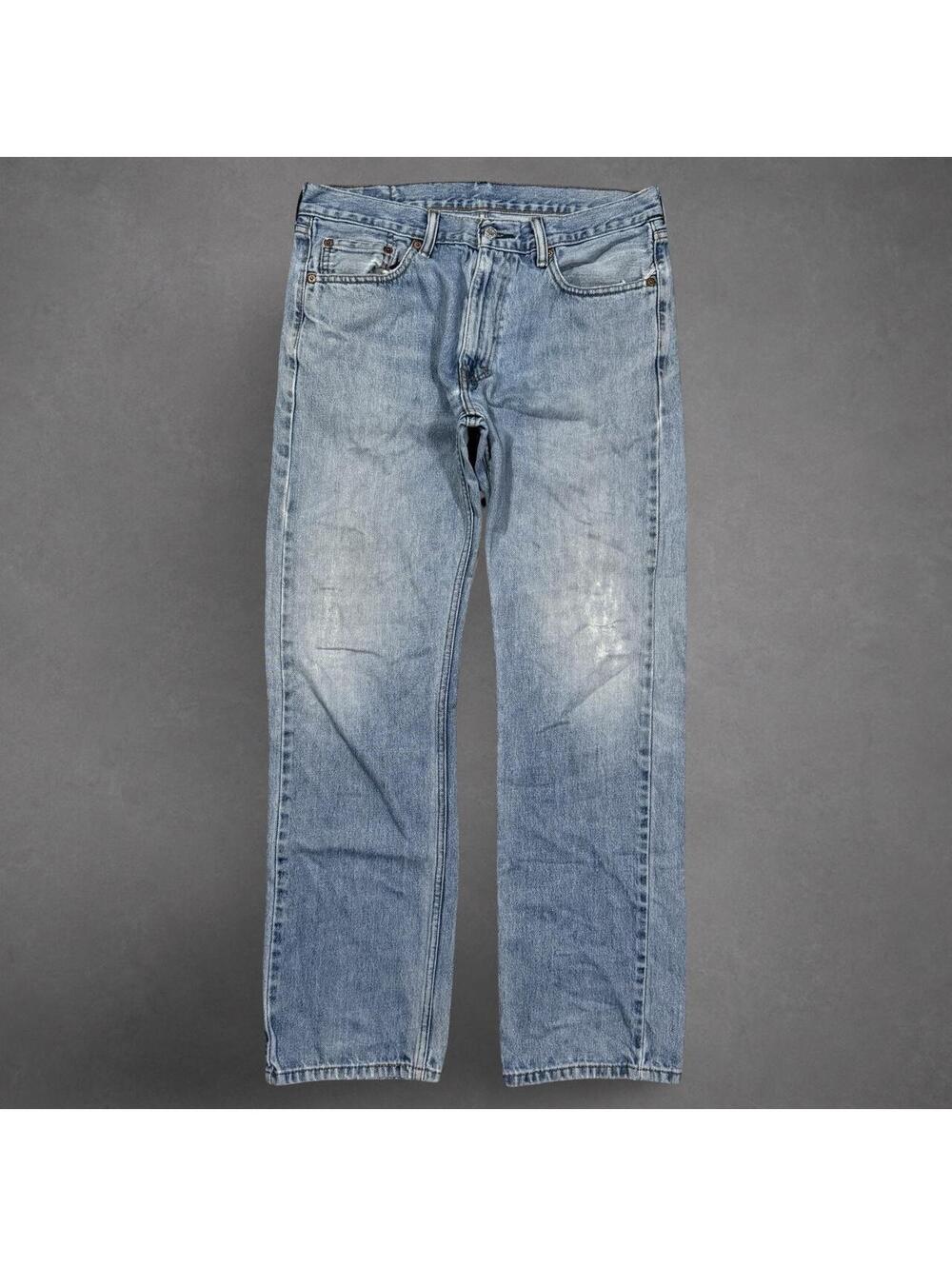Vintage Levi’s 505 Jeans 33x32 Light Wash Straight Leg Denim